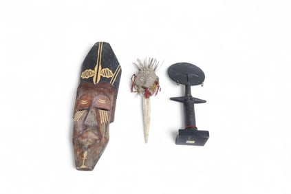African Tribal Decor Lot - 3
