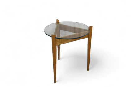 Maple & Glass Occasional Table