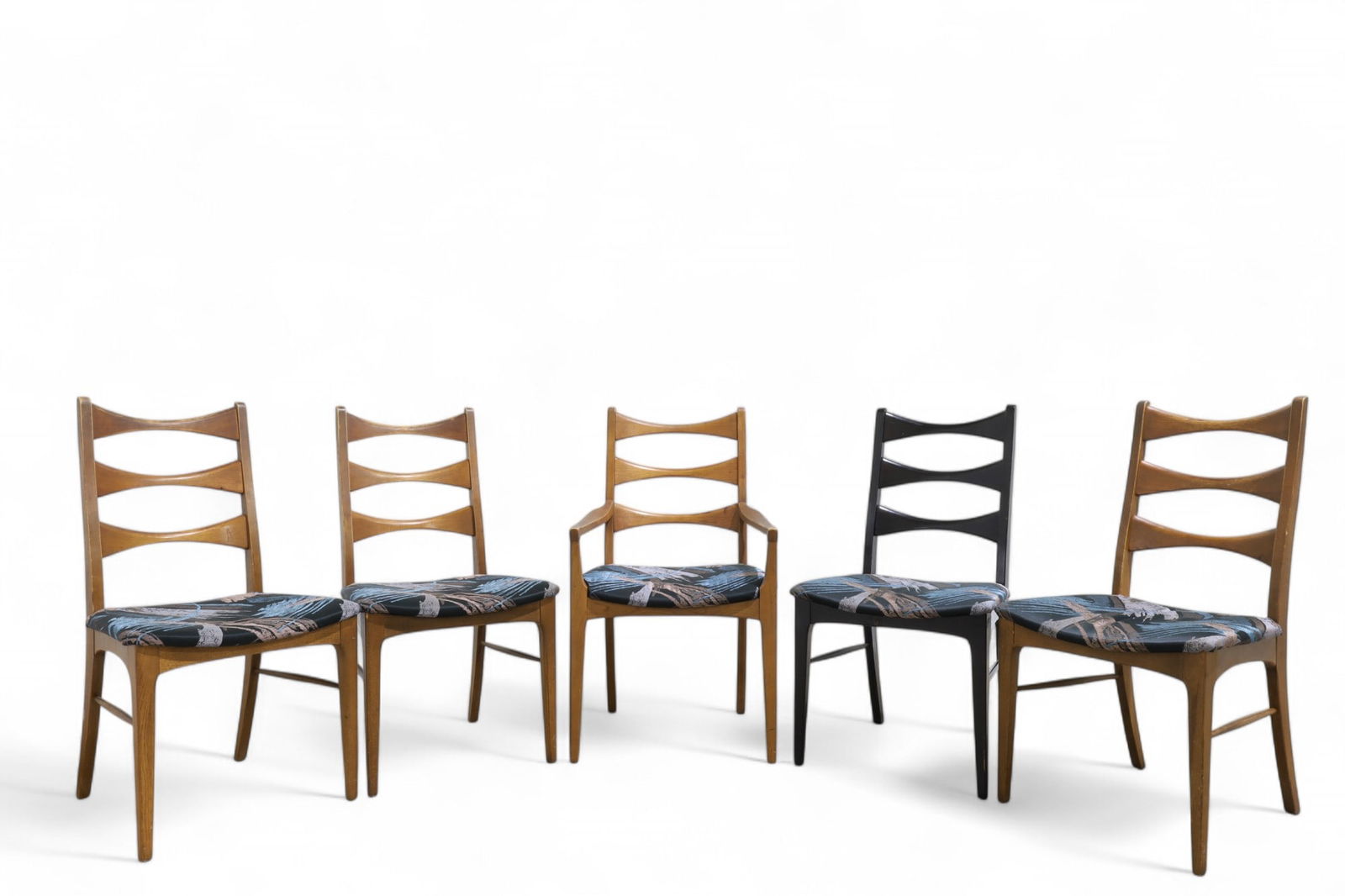 Lane Walnut Dining Chairs - 5 (1 of 10)