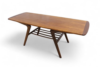 Scandinavian Teak & Walnut Coffee Table