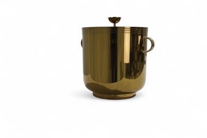 Tommi Parzinger Brass Finish Ice Bucket