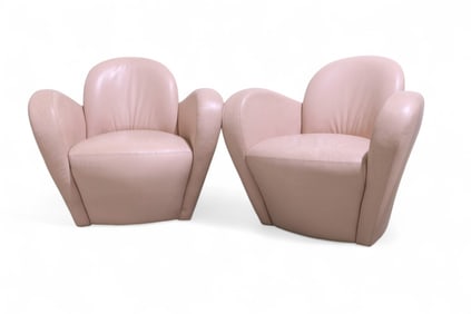Miami Leather Chairs - Pair
