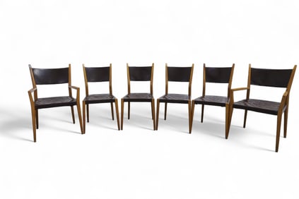 Paul Mccobb Leather Strap Chairs - 6