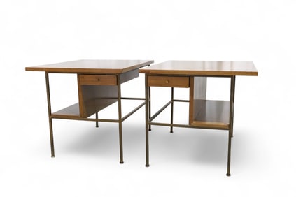 Paul Mccobb Calvin End Tables - Pair