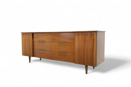 United Furniture Mid Century Long Dresser