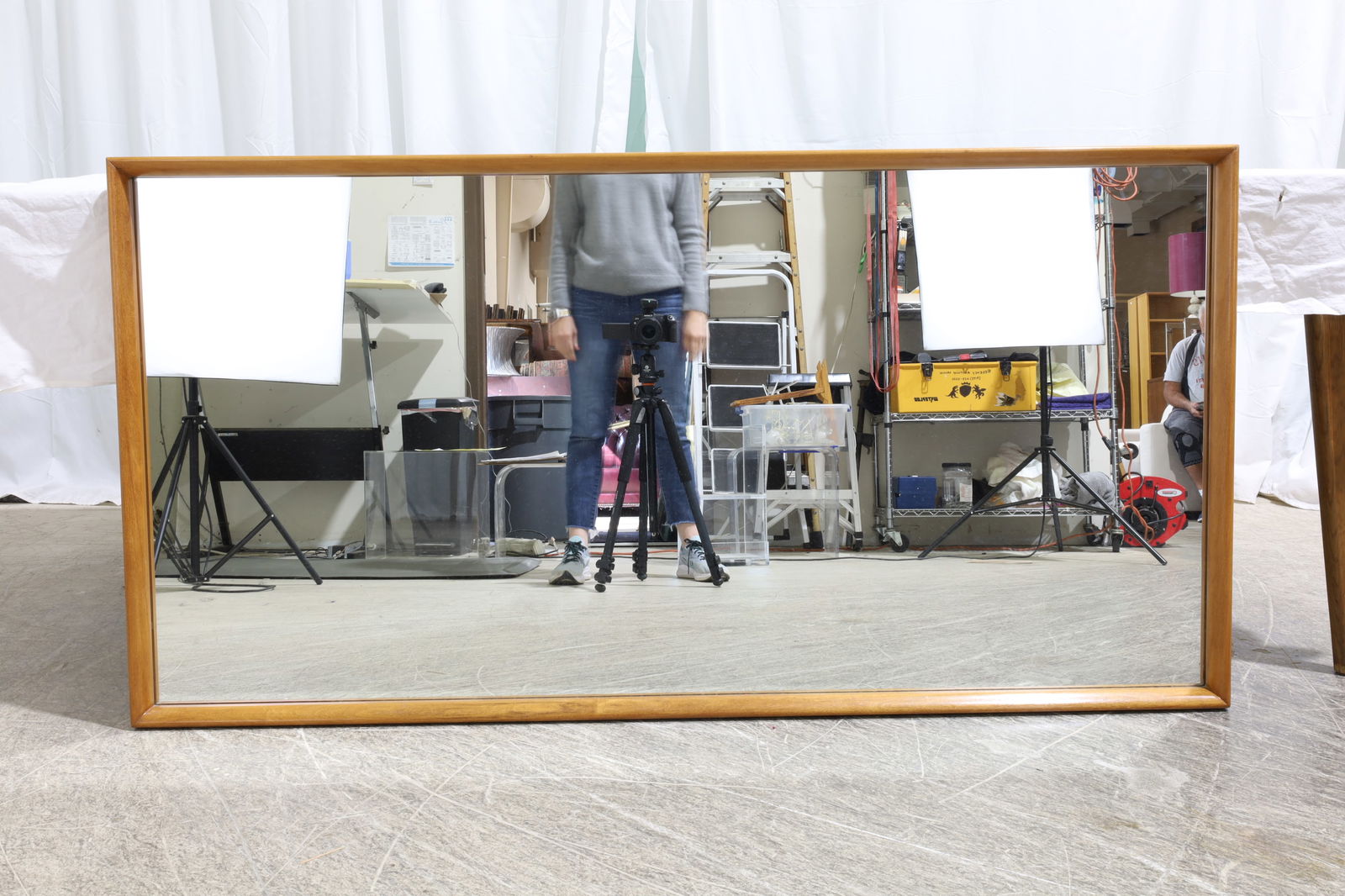 United Furniture Mid Century Mirror (1 of 3)