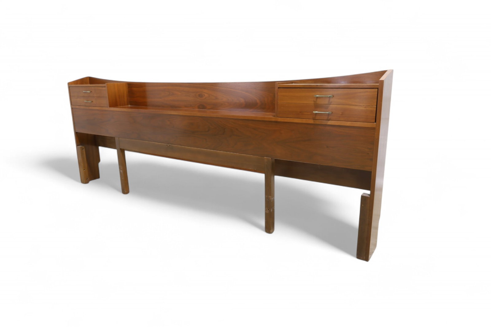 United Furniture Headboard: A United Furniture head board with top storage Dimensions:36x96x9