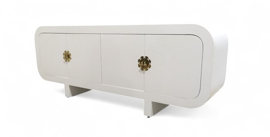 Linen Wrapped Credenza