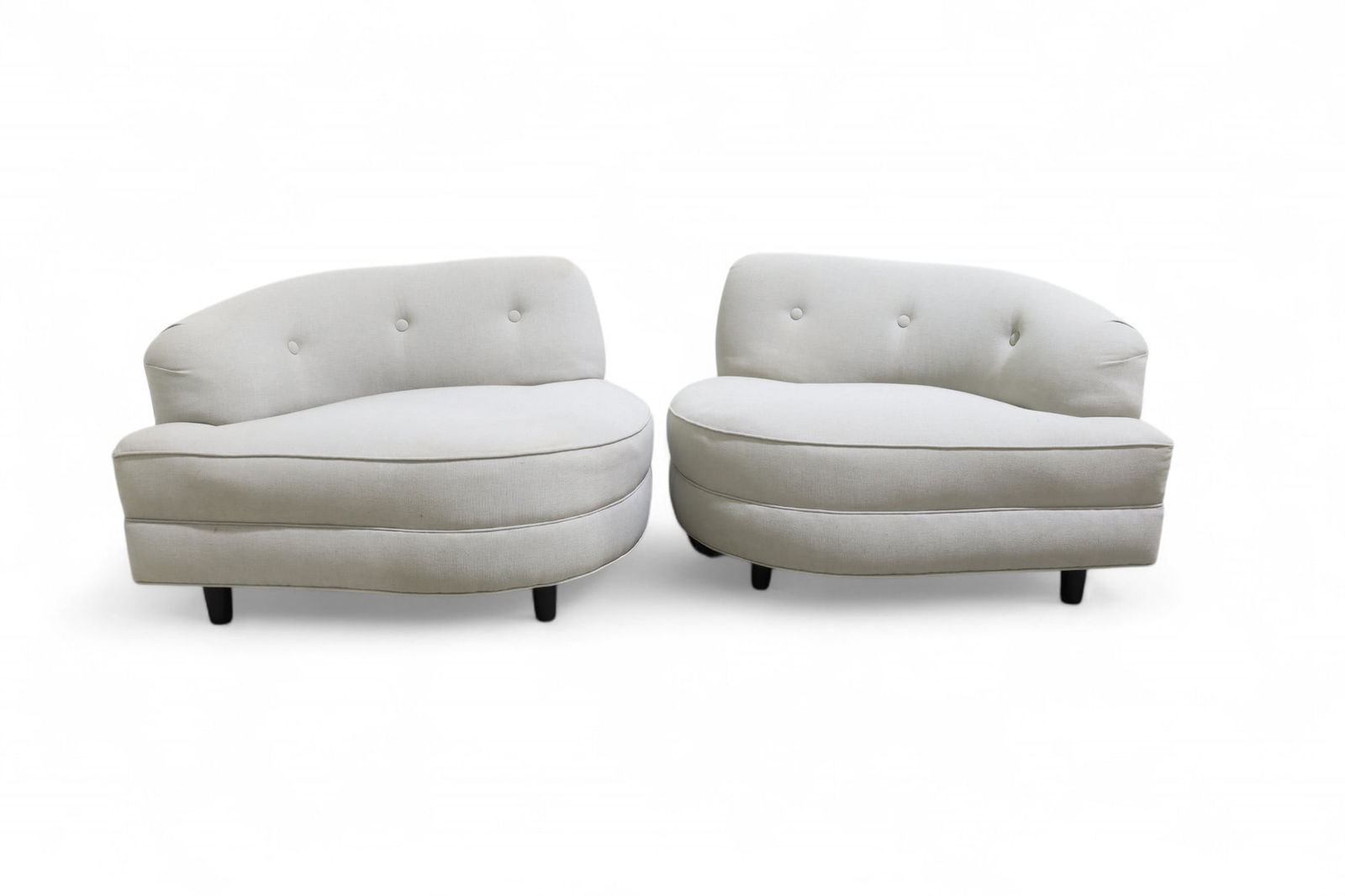 Mid Century Modern Freeform Lounge Chairs - Pair (1 of 8)