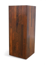 Square Rosewood Pedestal