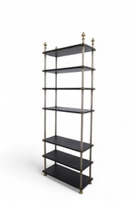 Steel and Brass Etagere