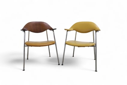 George Mulhauser Chrome Arm Chairs - 2