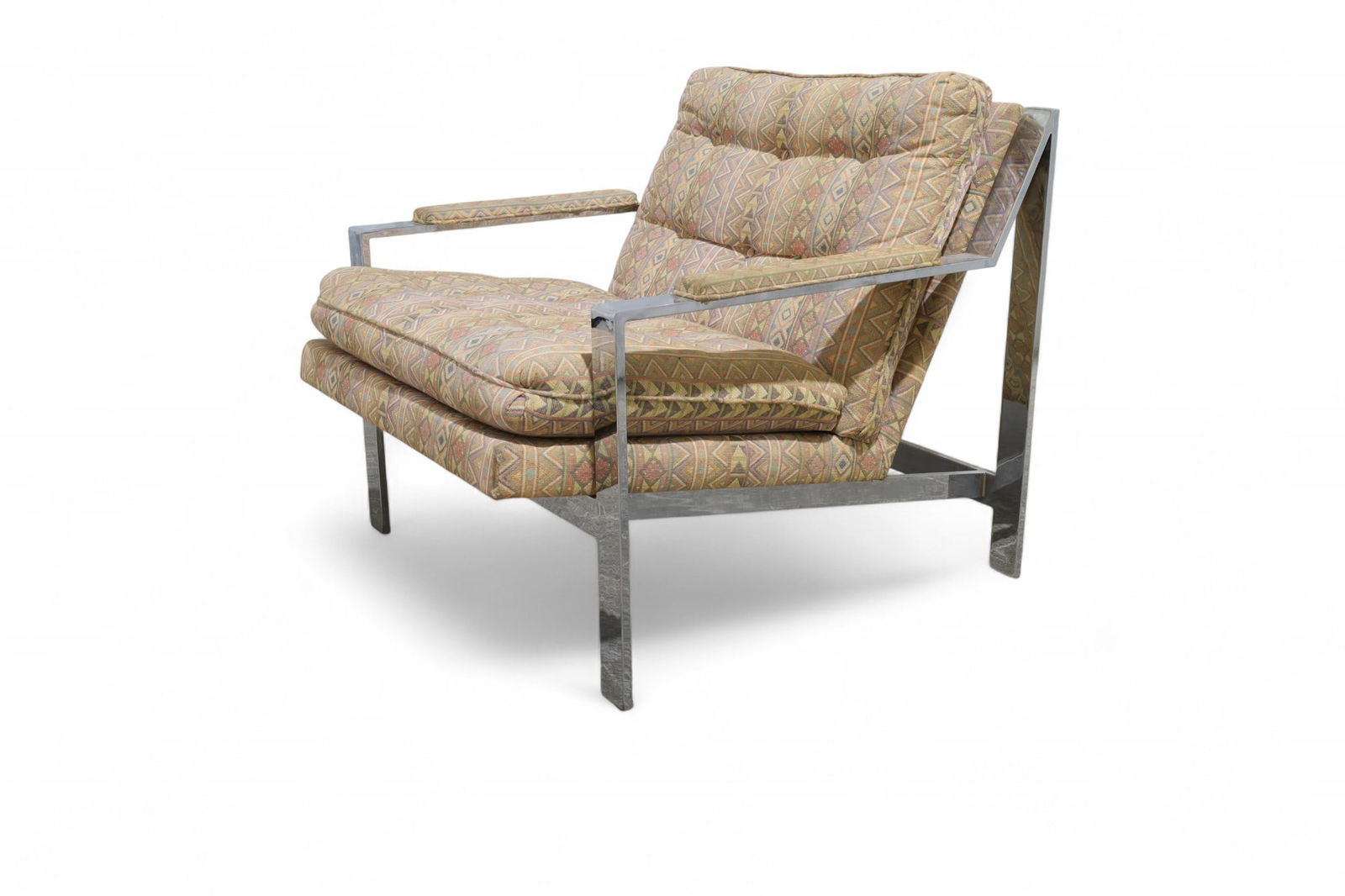 Cy Mann Chrome Lounge Chair (1 of 9)