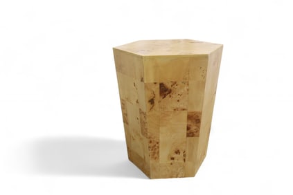 Octagonal Burl Pedestal