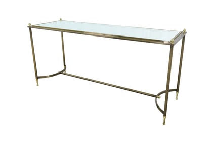 DIA Brass & Glass Console Table