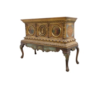 Hand Painted Venetian Cabinet