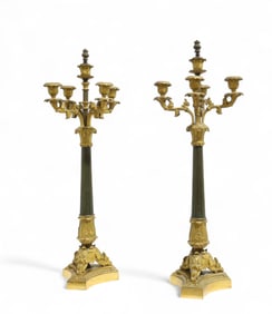 French Style Candelabras - Pair