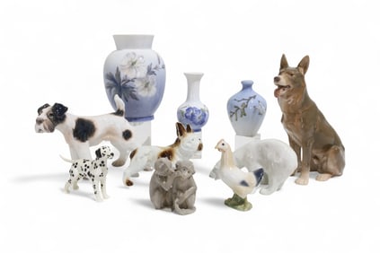 Royal Copenhagan & B&G Porcelain  - 10