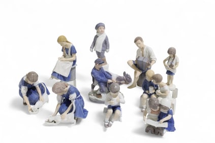 Royal Copenhagan & B&G Porcelain Figures - 10