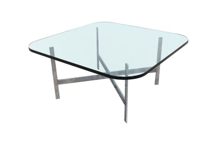 Chrome & Glass Coffee Table