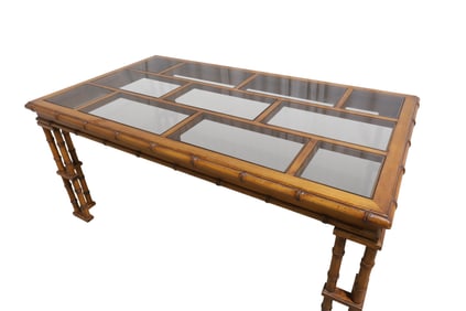 Faux Bamboo Dining Table