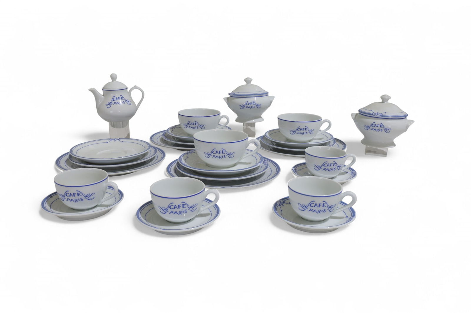 Limoges French Bernardaud Cafe Paris dinner Set (1 of 11)