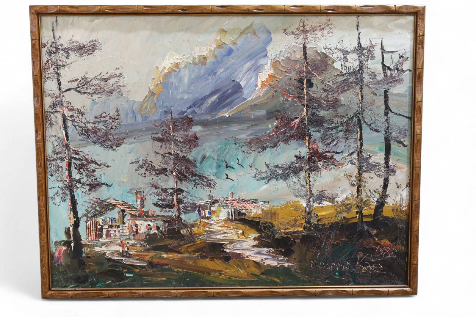 Signed Morris Katz Mountain Landscape (1 of 6)