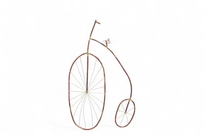 Curtis Jere Style Bike Wall Sculpture