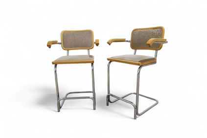 Marcel Breuer Counter Height Stools - Pair