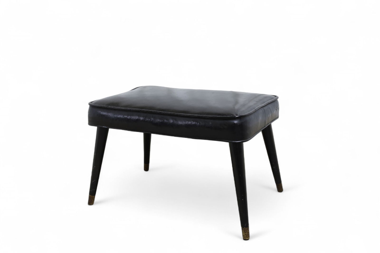 Mid Century Modern Vinyl Bench (1 of 8)