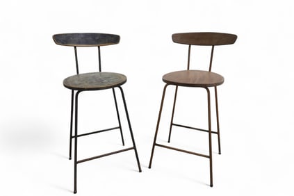 Industrial Stools - Pair