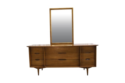 Bassett Walnut Long Dresser