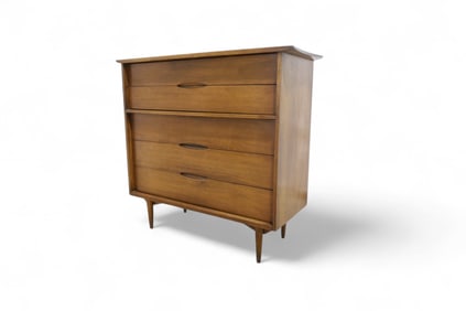Bassett Walnut Tall Dresser