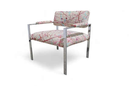 Harvey Probber Chrome Arm Chair