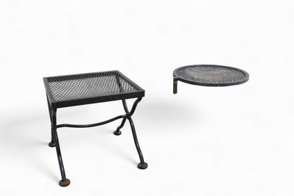 Salterini Iron Table & Drink Holder