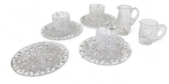 Crystal Dessert Set - 13 Pc