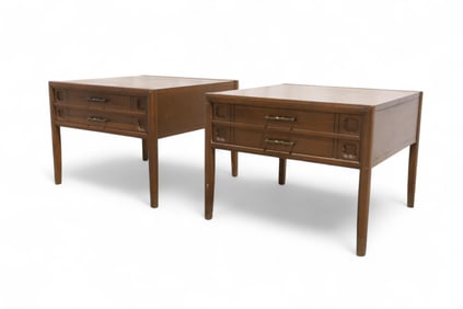 Mersman Mid Century End Tables - Pair