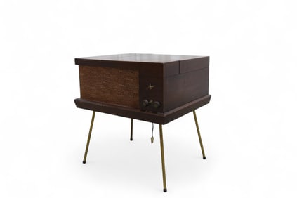Mid century Modern Record Player Cabinet