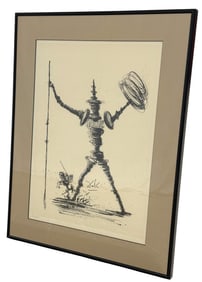 Salvador Dali  Don Quixote Lithograph