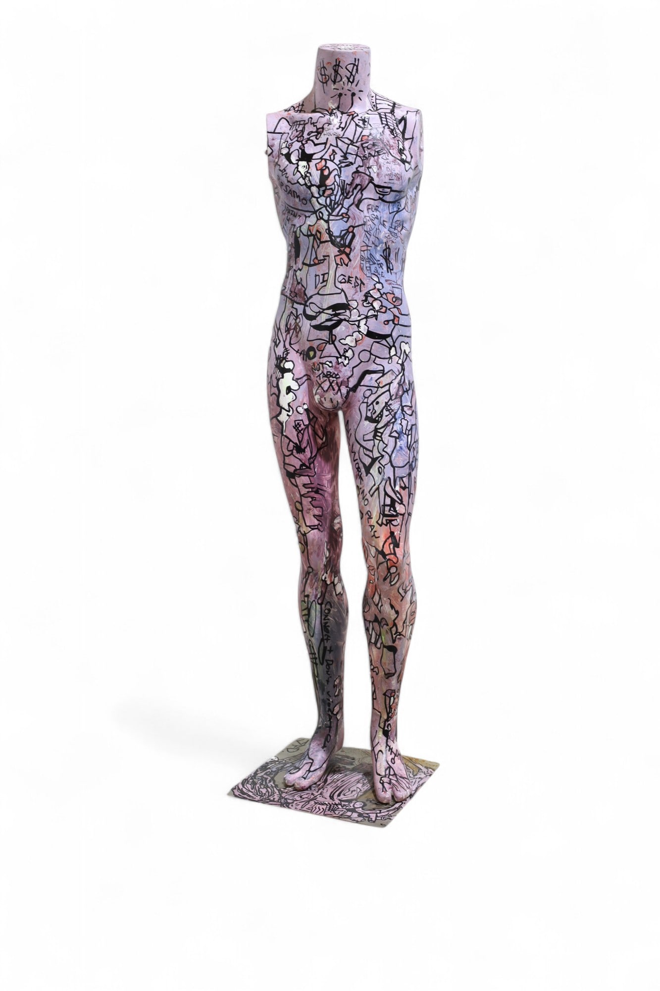 Keith Haring Style Painted Mannequin (1 of 10)