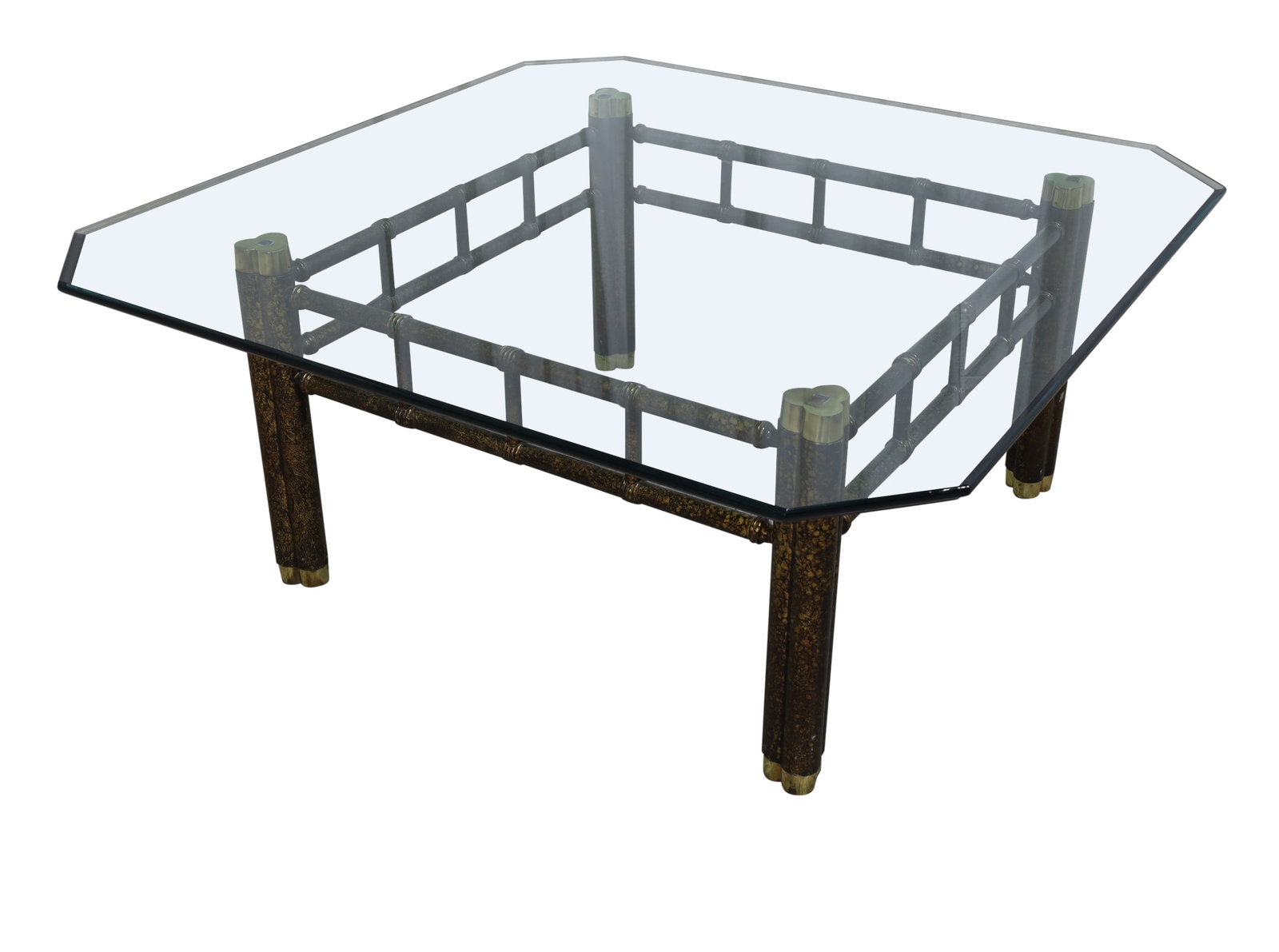 Faux Bamboo Coffee Table (1 of 12)