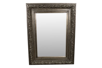 Rococo Style Silver Leaf Mirror