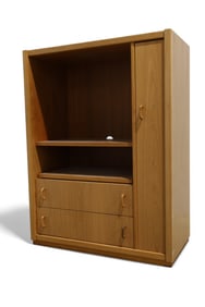 Danish Style Oak Cabinet