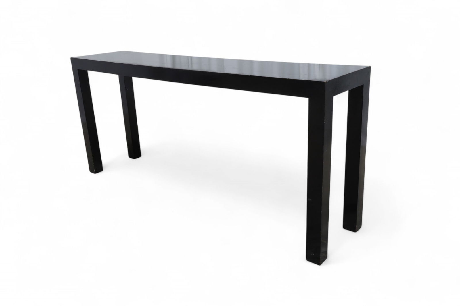 Ebony Painted Mid century Console Table (1 of 10)