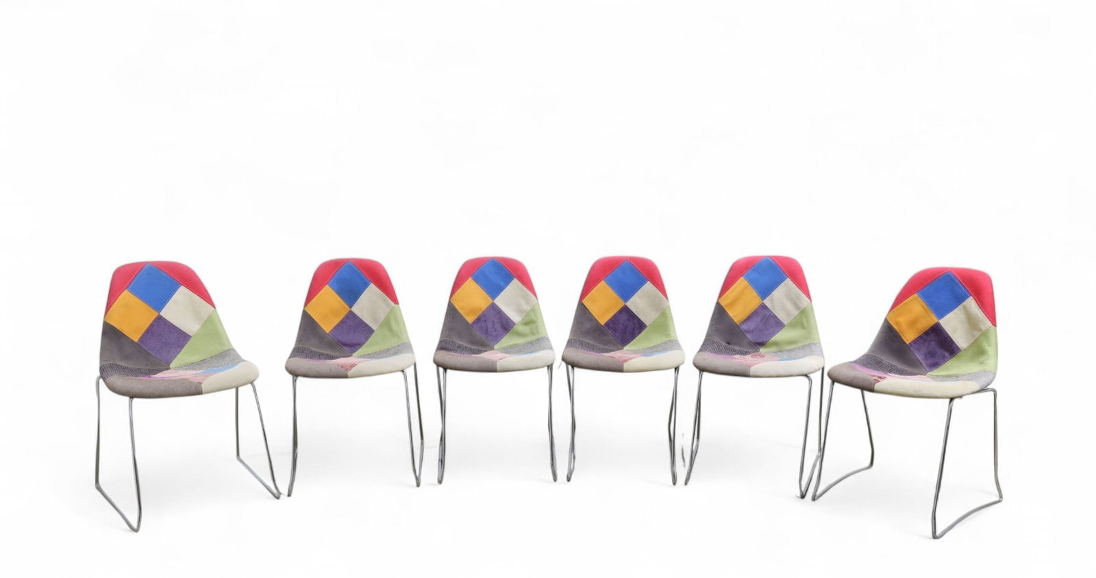 Bertoia Style Dining Chairs - 6 (1 of 11)