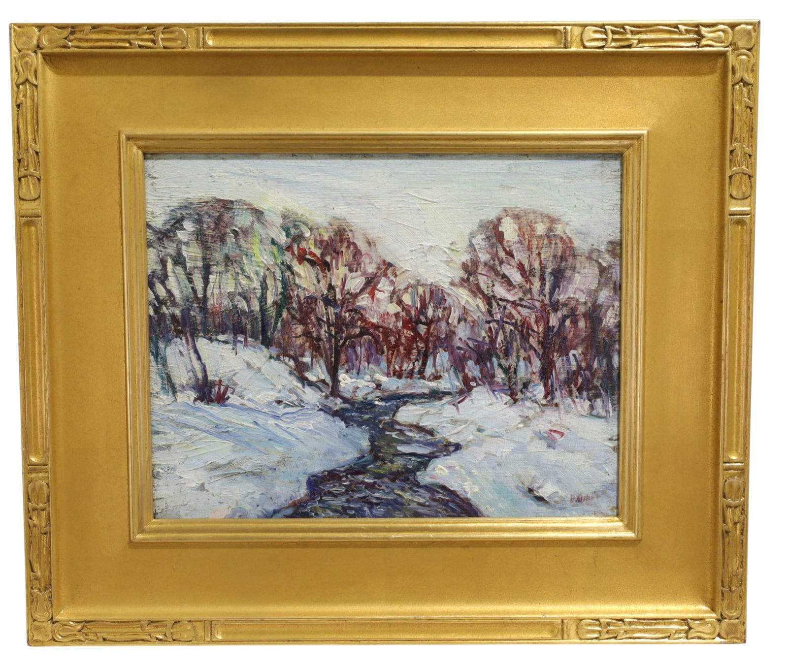 Signed Walter Baum - Oil on Board (1 of 6)
