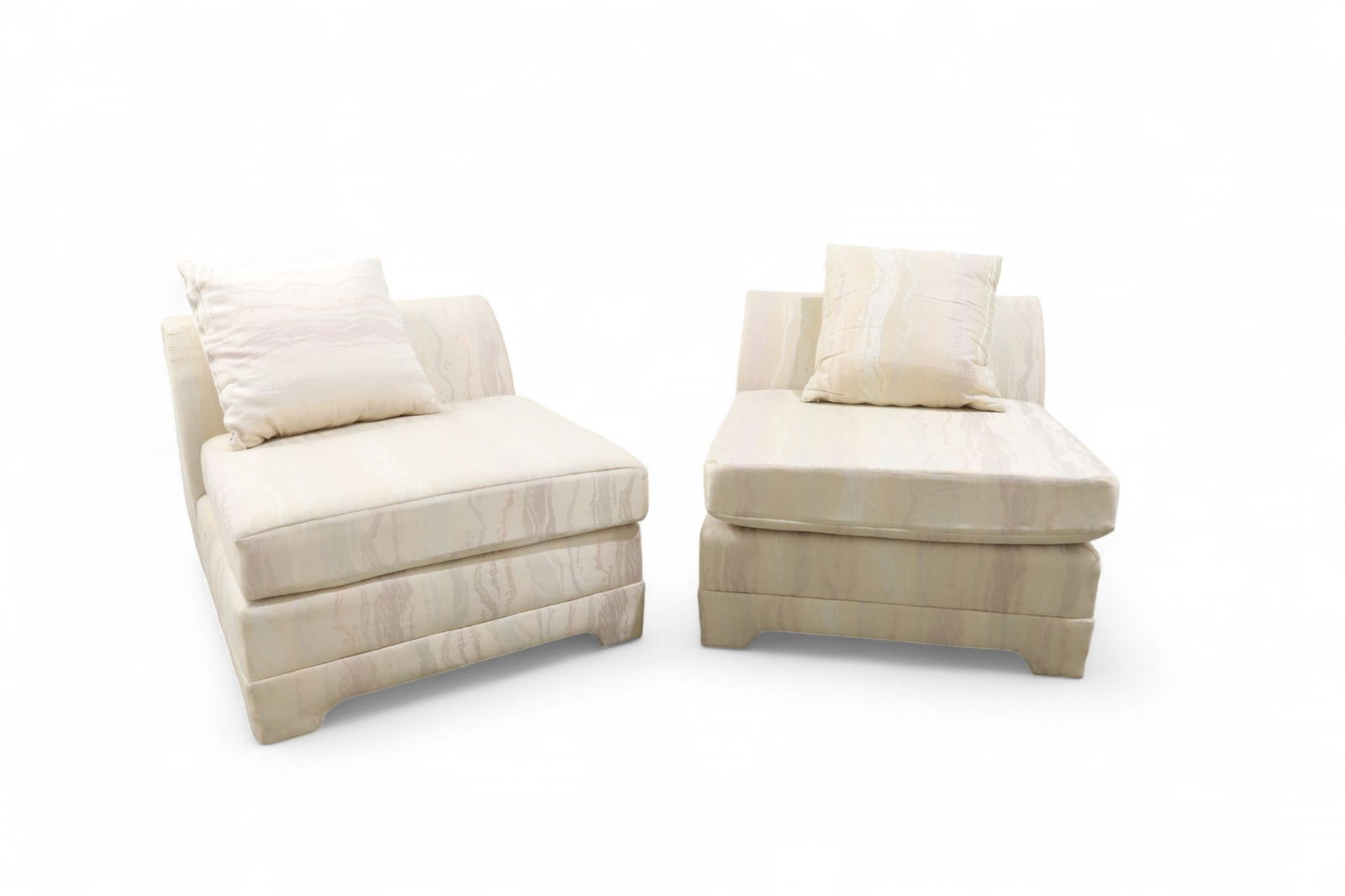 Armless Slipper Chairs - Pair (1 of 14)