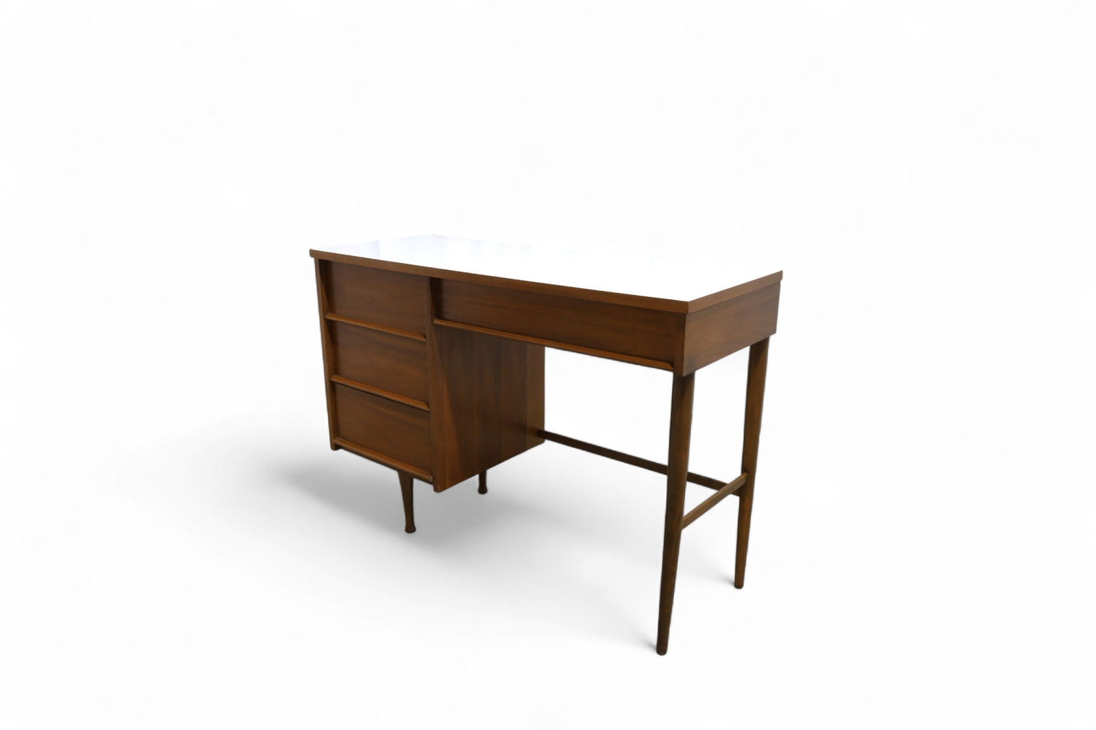 Mid Century Walnut Desk (1 of 8)