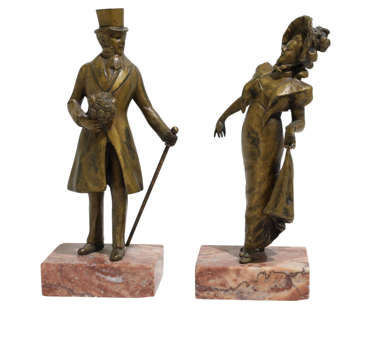 Bronze Figures - Pair (1 of 8)