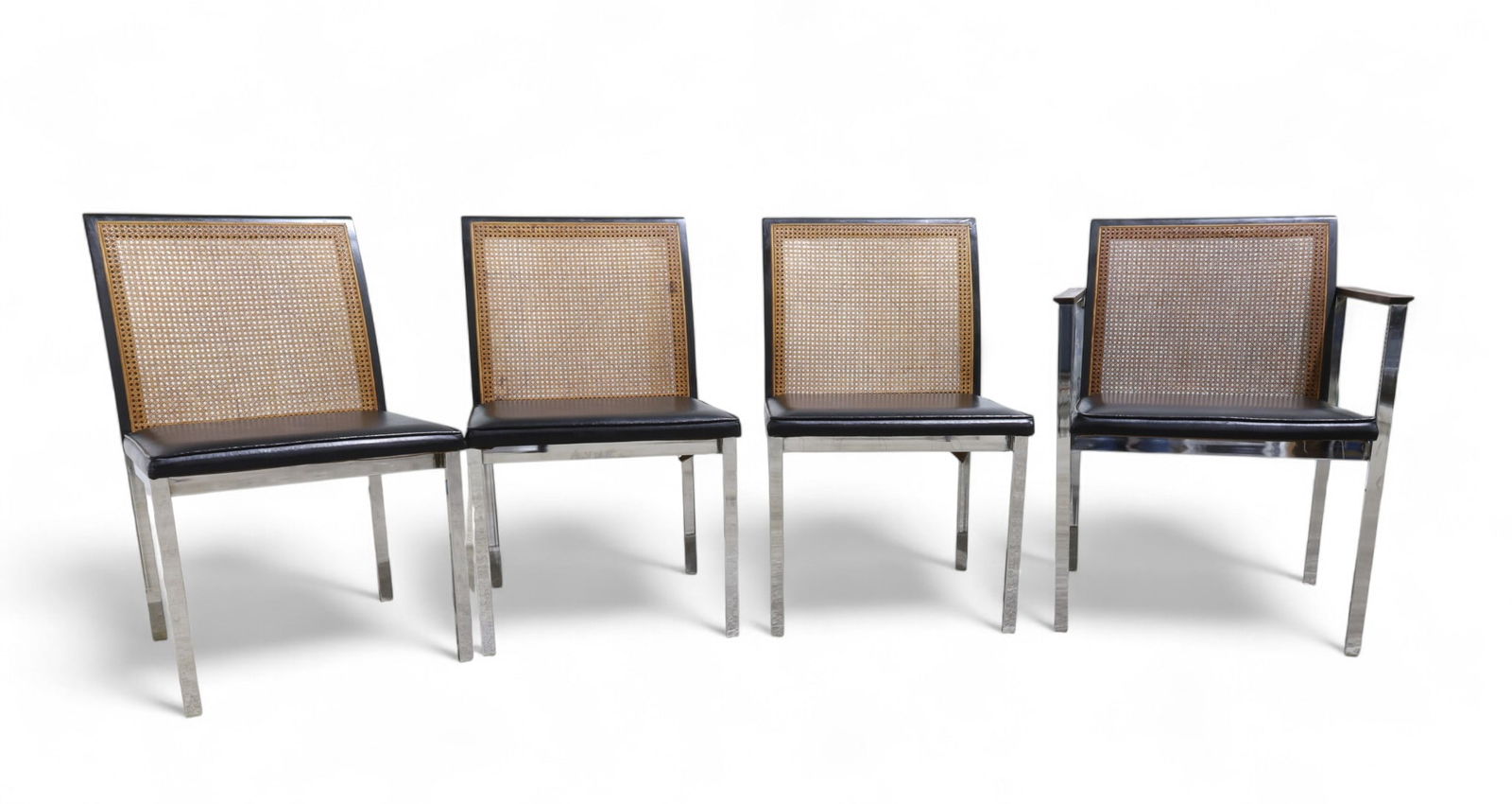 Lane Rosewood & Chrome Chairs - 4 (1 of 10)